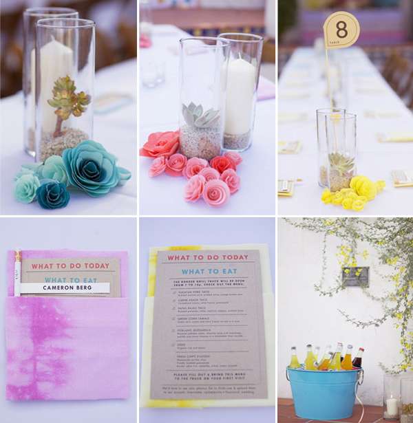 If you don 39t wanna mix your wedding colors just assign one color per table